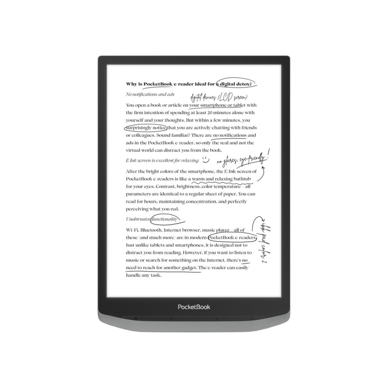 Электронная книга PocketBook 1040 InkPad X PRO, Mist Grey