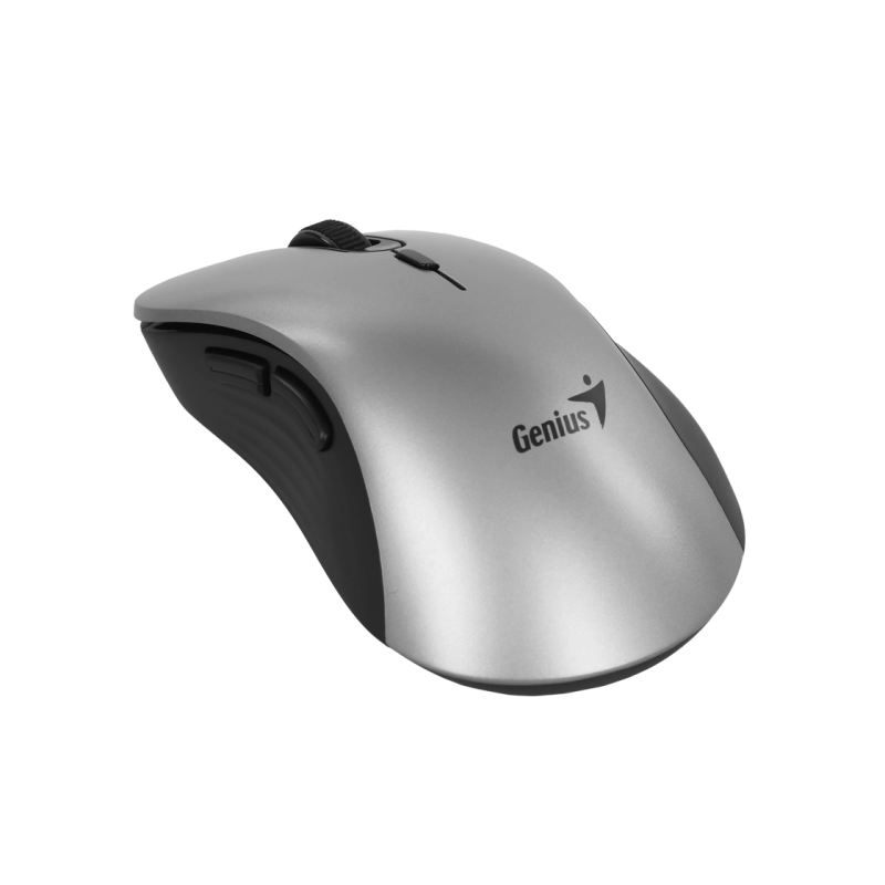 Wireless Keyboard & Mouse Genius KM-8216S, 12 Fn keys, Chocolate keycap, Silent, 1200dpi, 3 buttons, 2xAAA/1xAA