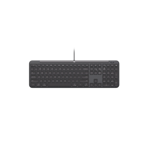 Клавиатура Logitech Signature Slim K620 для бизнеса, бесшумная печать, 1,8 м, USB-C, EN, черная