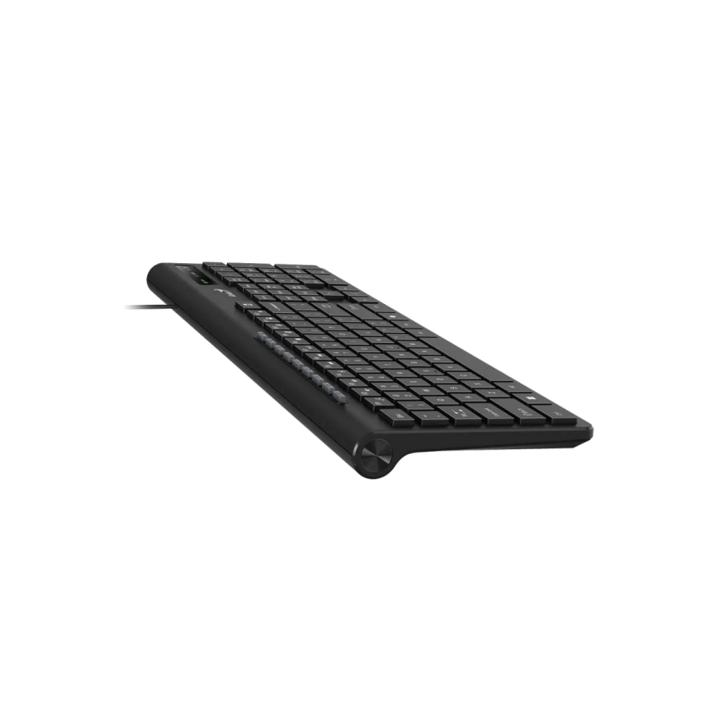 Keyboard Genius SlimStar 230 II, Multimedia, 12 Fn keys, Low-profile, Chocolate keycap, Brushed metal finish, 1.4m