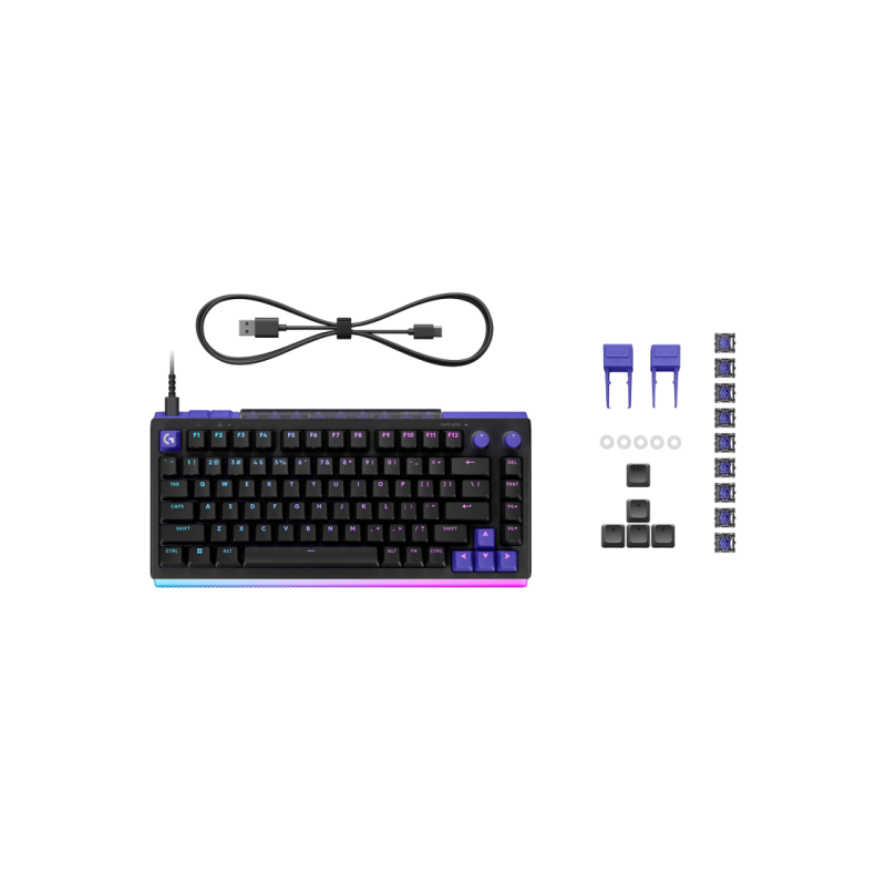 Клавиатура Logitech G512 X 75 Wired, Linear, Black