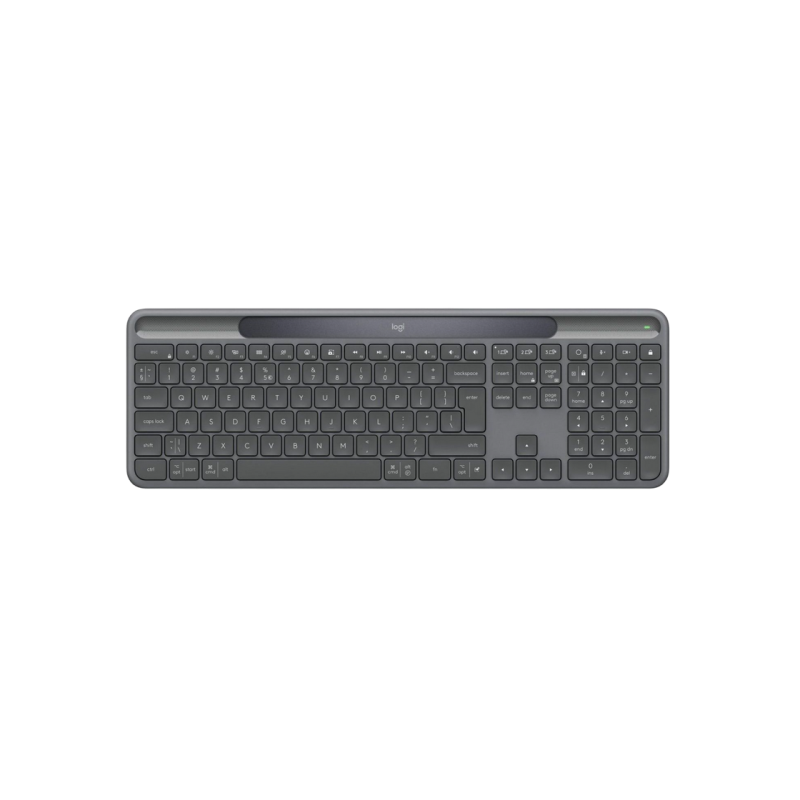 Wireless Keyboard Logitech K980 Signatur Slim (B2B), Ultra thin, Quiet Typing, F-keys, Smart Actions, Flow, Solar