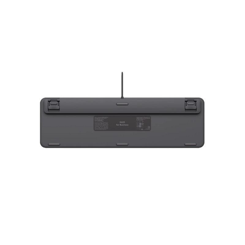 Клавиатура Logitech Signature Slim K620 для бизнеса, бесшумная печать, 1,8 м, USB-C, EN, черная