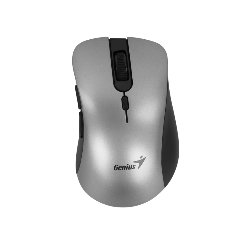 Wireless Keyboard & Mouse Genius KM-8216S, 12 Fn keys, Chocolate keycap, Silent, 1200dpi, 3 buttons, 2xAAA/1xAA