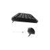 Клавиатура Genius KM-8200, EN/RU, Black/Grey