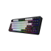 Wireless Gaming Keyboard HATOR Rockfall 3 Mecha TKL, RGB, 2.4GHz, BT5.3, USB/Type-C, EN/UA, 1.8m, 4000 мАh, Black