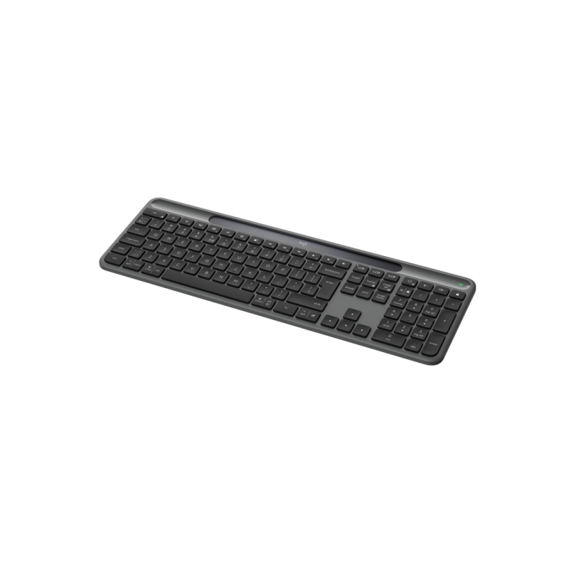 Wireless Keyboard Logitech K980, Ultra thin, Quiet Typing, F-keys, Smart Actions, Flow, Solar+, 2.4Ghz+BT, EN