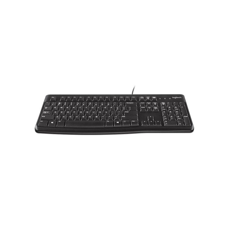 Клавиатура Logitech K120 OEM, EN/RU, Black
