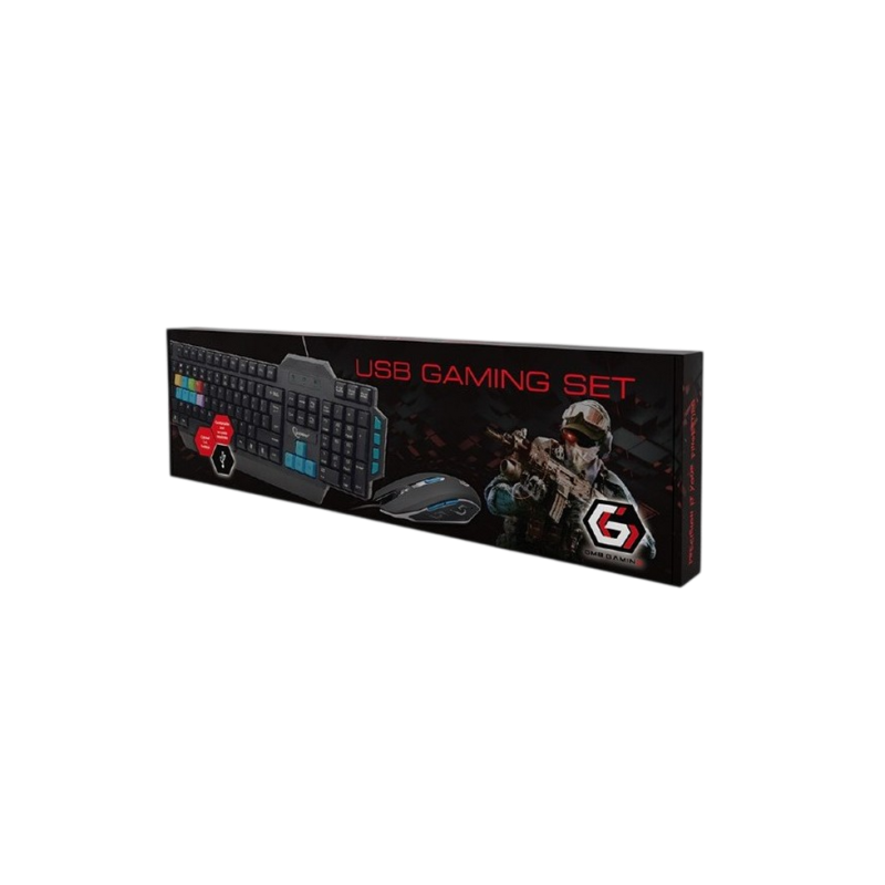 Комплект Клавиатура + Мышь Gembird KBS-UMG-01