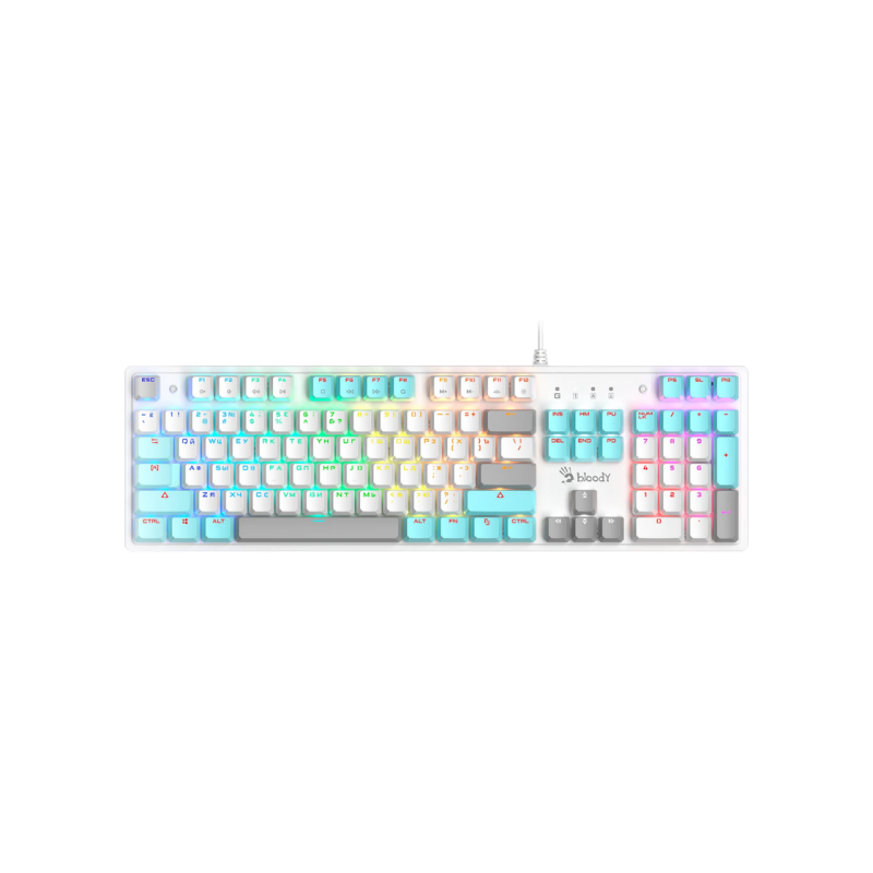 Клавиатура Bloody S510R, Icy White
