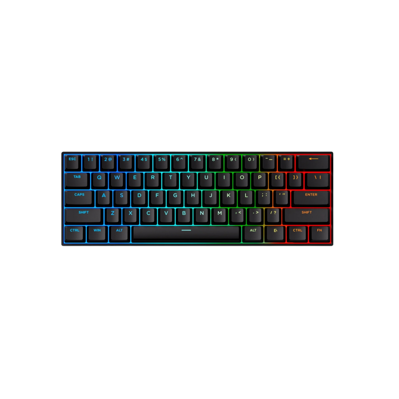 Gaming Keyboard MCHOSE Ace 60 Pro, Mechanical, 60% Layout, KTEK Magnetic SW, PBT, Aluminum, Macro, Onboard Memory, 