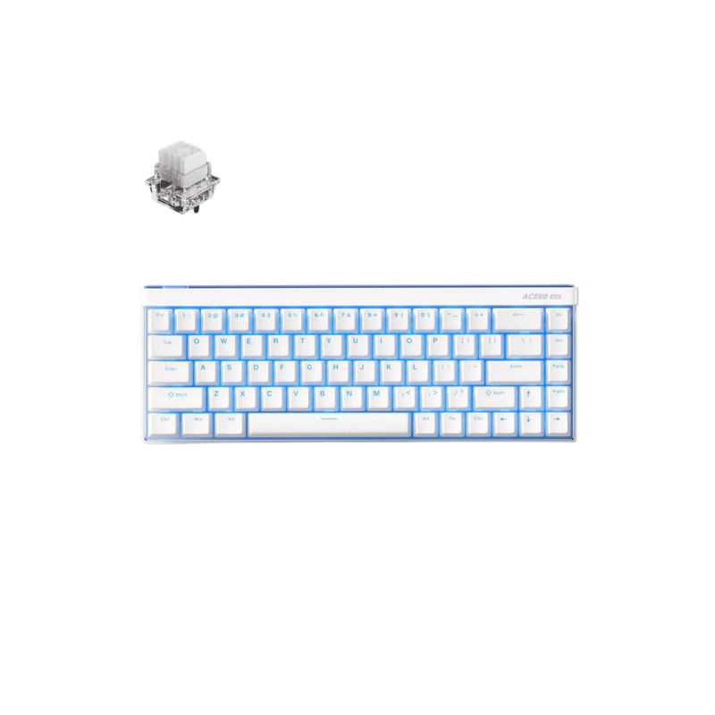Gaming Keyboard MCHOSE Ace 68 Air E-Sport Hall Effect Magnetic SW, Mechanical, 65% Layout, Mount Tai Magnetic SW,