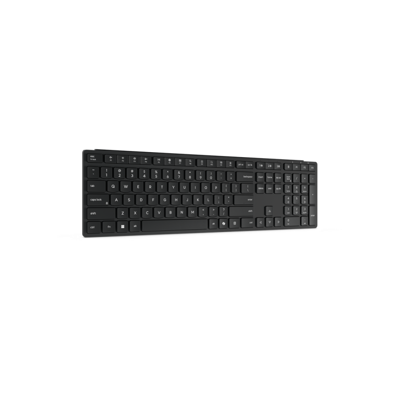 Wireless Keyboard Lenovo Pro 6000, 3-zone, Multi-device, Silent, Low-profile, Adjustable tilt leg, Spill-resistant