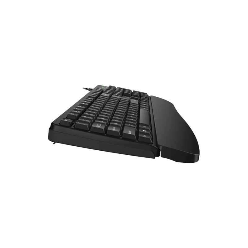 Keyboard Genius KB-123, Classic, 12 Fn Keys, Concave Keycaps, Spill Resistant, One Palm Rest, 1.5m, USB, EN/RU,