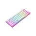 Gaming Keyboard Havit KB877L, Mechanical, Red SW, Fn Keys, All keys roll-over, 61 Keys, 50M, RGB, Detachable cable, 1.5m, USB,
