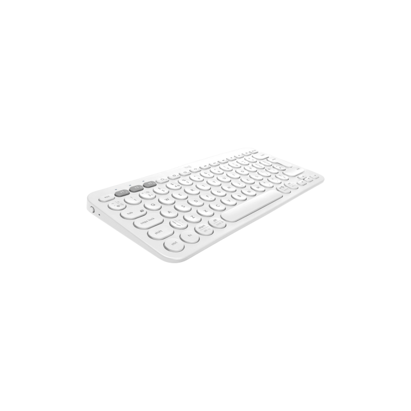 Wireless Keyboard Logitech Pebble Keys 2 K380S, Compact, Low-profile, Fn keys, Multi-Device, Quiet Typing, 2xAAA, BT/2.4Ghz, EN
