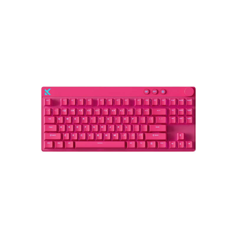 Gaming Keyboard MCHOSE Mix 87 Hall Effect Magnetic Switch, 80% Layout, Mount Tai Magnetic Switch GT, USB, EN, Rose 