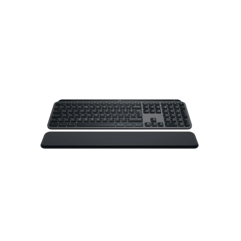 Wireless Keyboard Logitech MX Keys S Plus, Ultra thin, Premium typing, Metal plate, F-keys, Backlight, Palm rest,