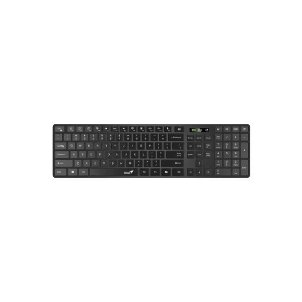 Wireless Keyboard Genius SlimStar 7250BT, Multimedia, 12 Fn Keys, Chocolate keys, Battery indicator, 1xAA, 2.4Ghz+
