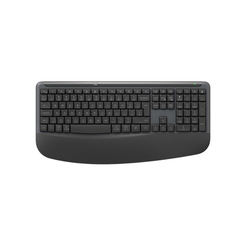 Wireless Keyboard & Mouse Logitech MK880, Signature Comfort Plus, Quiet typing, Concave keys, Palm rest,