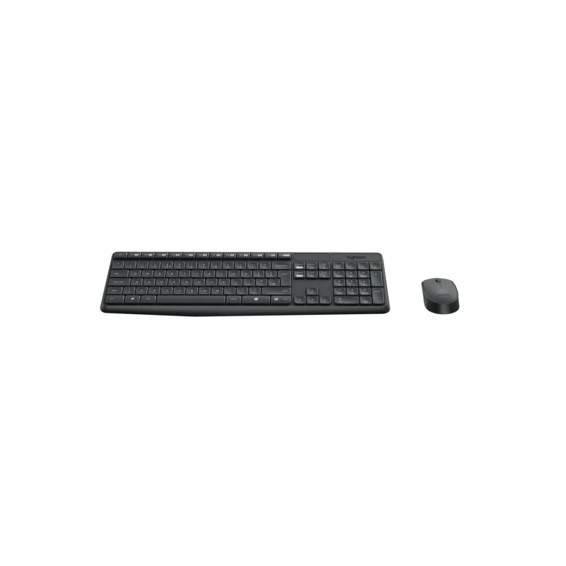 Клавиатура Logitech MK235, черная, LO 920-007931