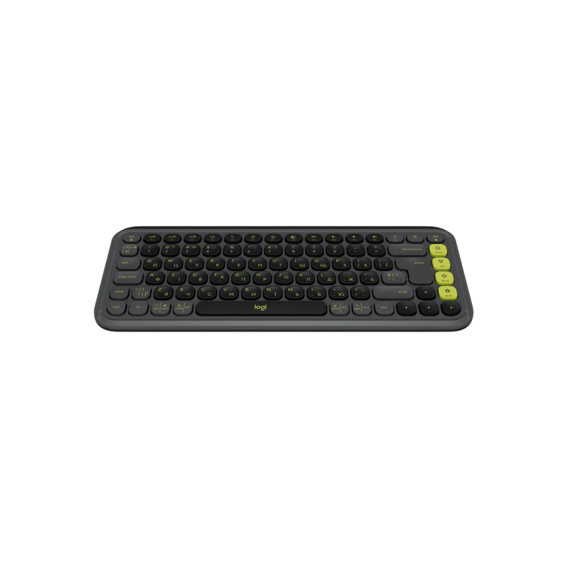 Беспроводная клавиатура Logitech POP ICON, компактный дизайн, возможность подключения до 3 устройств с несколькими ОС, Windows/Mac, Bluetooth, EN/