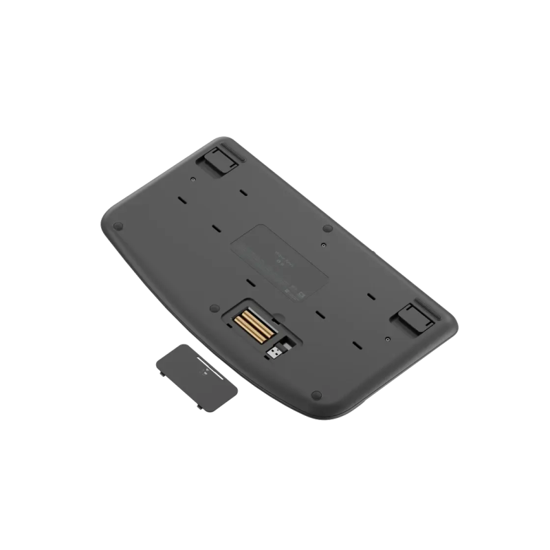 Wireless Keyboard Logitech Wave Keys (B2B), Curved keyframe, Palm rest, Tilt legs, Easy-Switch Keys, Battery