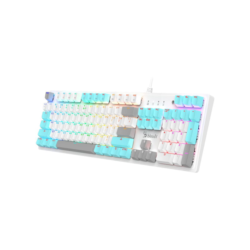 Клавиатура Bloody S510R, Icy White