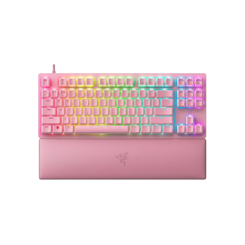 Клавиатура Razer Huntsman V2 Tenkeyless, Quartz Edition