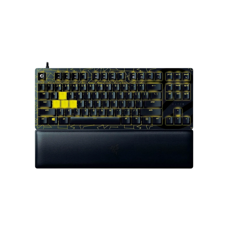 Gaming Keyboard Razer Huntsman V2 ESL, TLK, Mechanical, Opt.Linear SW, Aluminum top, Macro, Wrist Rest, Sound