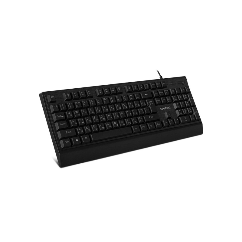Gaming Keyboard SVEN KB-C7150EL, Multicolored backlit, 12 Fn keys, Black, USB