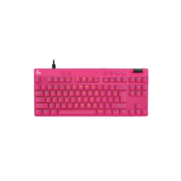 Клавиатура Logitech G PRO X TKL Rapid, Magenta
