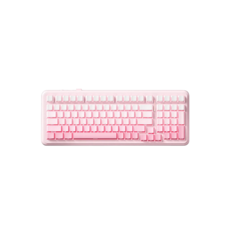 Gaming Wireless Keyboard MCHOSE K99 V2, Mechanical, Icy Creamsicle Switch, 98% Layout, PBT Double Shot, Gasket 
