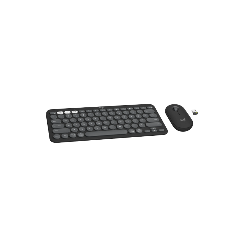 Клавиатура Logitech Pebble 2 Combo, EN/RU, Graphite