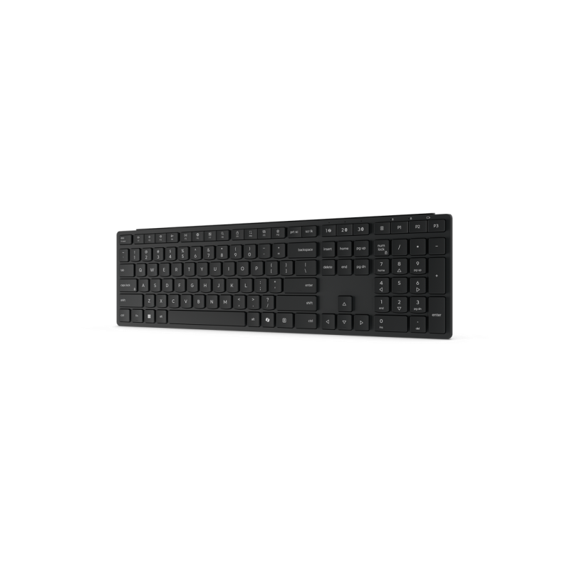 Wireless Keyboard Lenovo Pro 6000, 3-zone, Multi-device, Silent, Low-profile, Adjustable tilt leg, Spill-resistant