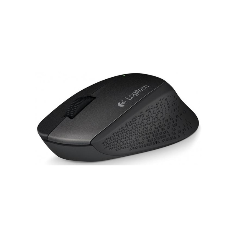 Wireless Keyboard & Mouse Logitech MK345, Spill-resist, Palm rest, US Layout, 2xAAA/1xAA, Black