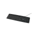 Keyboard Gembird KB-U-103-UA, Full size, Silent, 1.8m, USB, EN/UA, Black