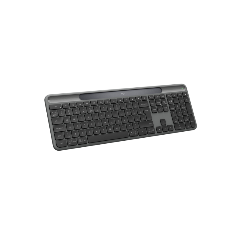 Wireless Keyboard Logitech K980, Ultra thin, Quiet Typing, F-keys, Smart Actions, Flow, Solar+, 2.4Ghz+BT, EN