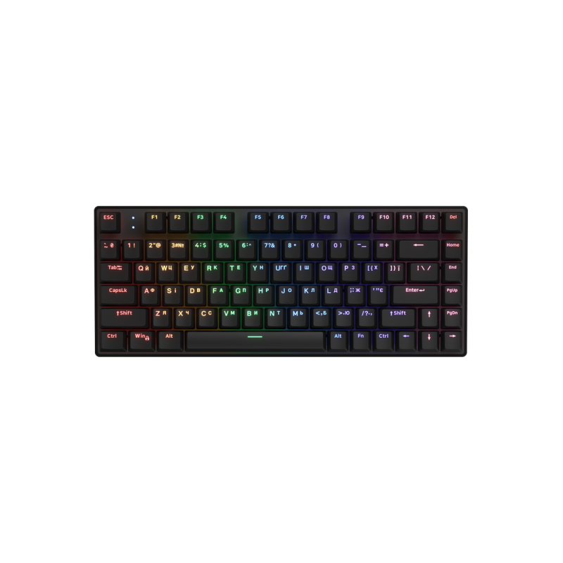 Keyboard HATOR Icefall Mecha TKL Rainbow, Black
