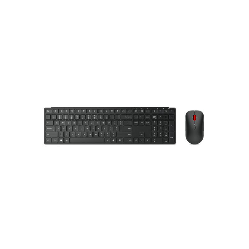 Wireless Keyboard & Mouse Lenovo Pro 6000, 3-zone, Multi-device, Silent, Low-profile, 8-button mouse, up to 