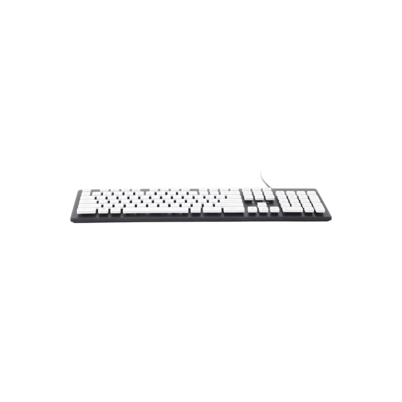 Клавиатура Gembird KB-CH-01, Black/White