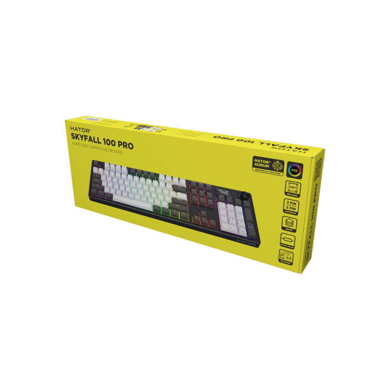 Keyboard HATOR Skyfall 100 PRO HTK4100, Grey-Black