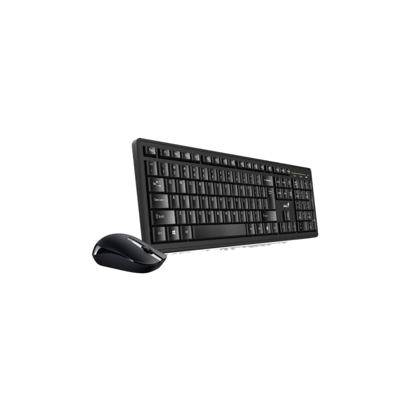 Клавиатура Genius KM-8200, EN/RU, Black/Grey