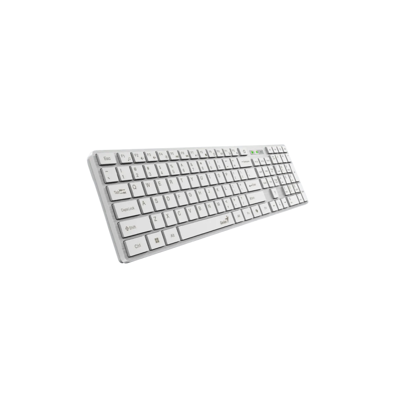Keyboard Genius SlimStar 126, Multimedia, 12 Fn keys, Low-profile, Chocolate keycap, Smart, Brushed metal finish, 1