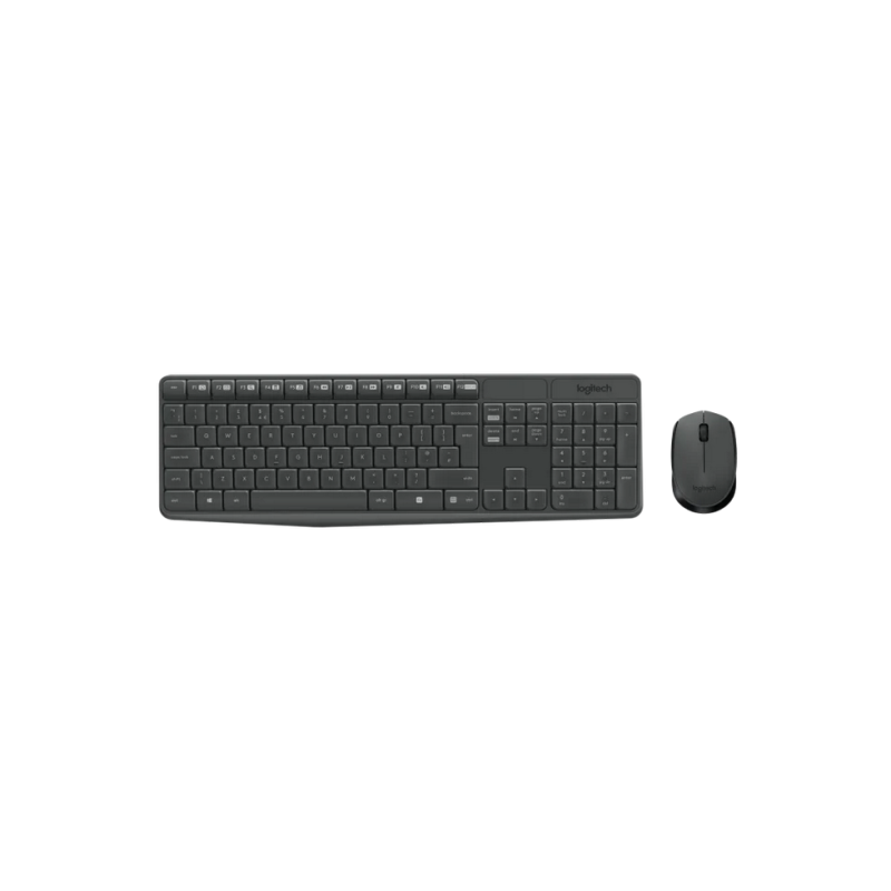 Клавиатура Logitech MK235, черная, LO 920-007931