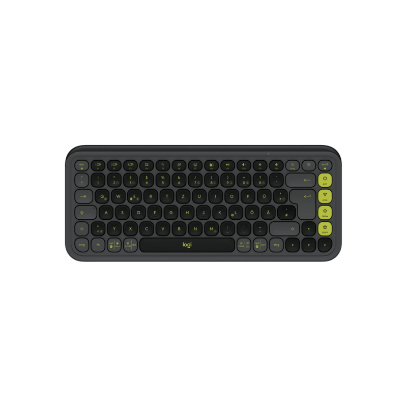 Клавиатура Logitech POP ICON, Graphite/Green