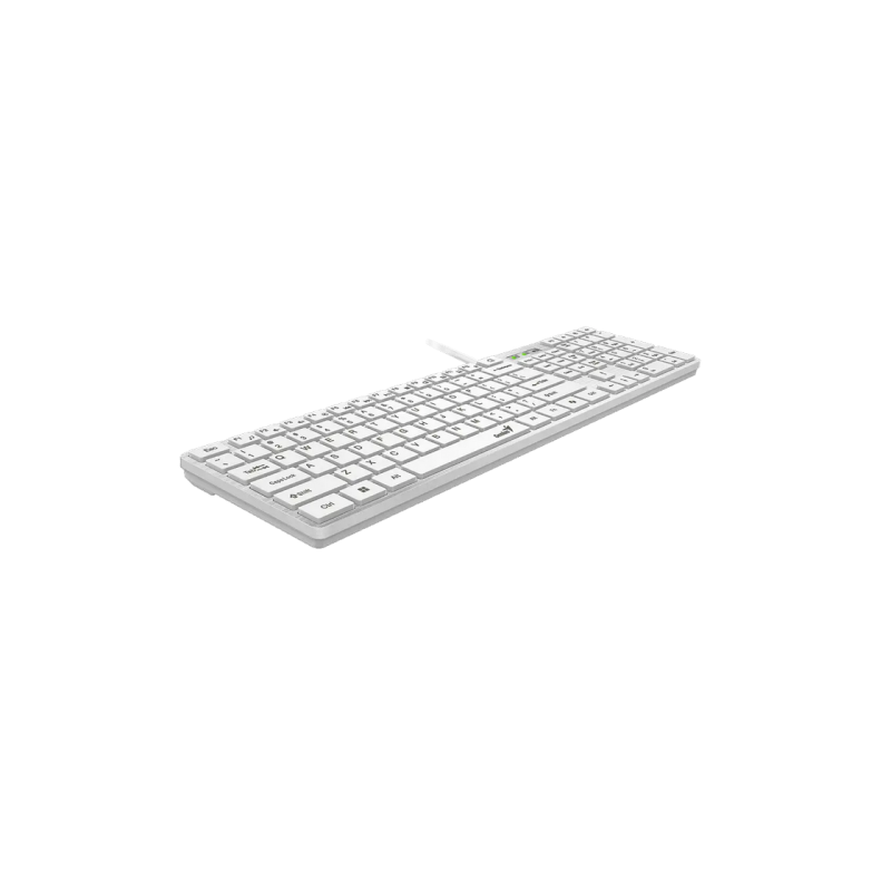 Keyboard Genius SlimStar 126, Multimedia, 12 Fn keys, Low-profile, Chocolate keycap, Smart, Brushed metal finish, 1