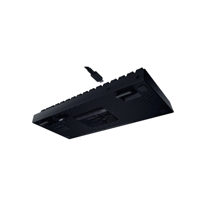 Gaming Wireless Keyboard Razer BlackWidow V3 Mini HyperSpeed, Mechanical, 65% with Razer Chroma RGB Phantom Edition
