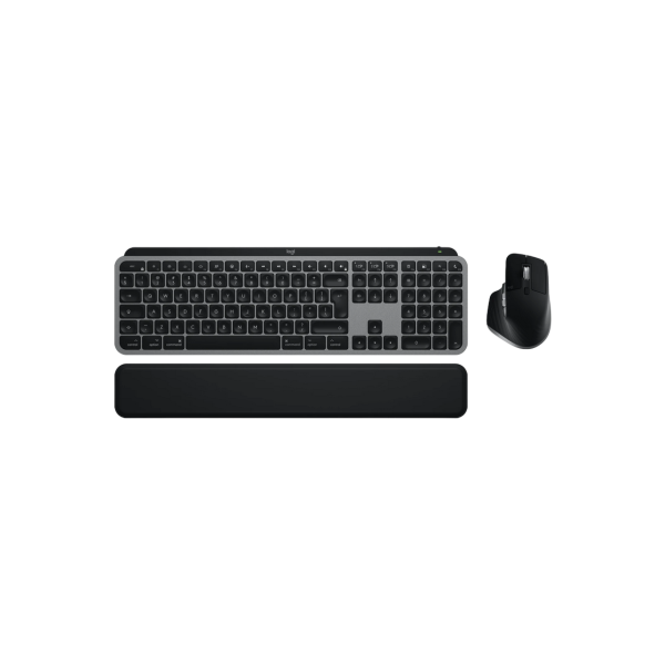 Wireless Keyboard & Mouse Logitech MX Keys S Combo fo Mac, Premium typing, Backlight, Wrist rest, Battery, 2.