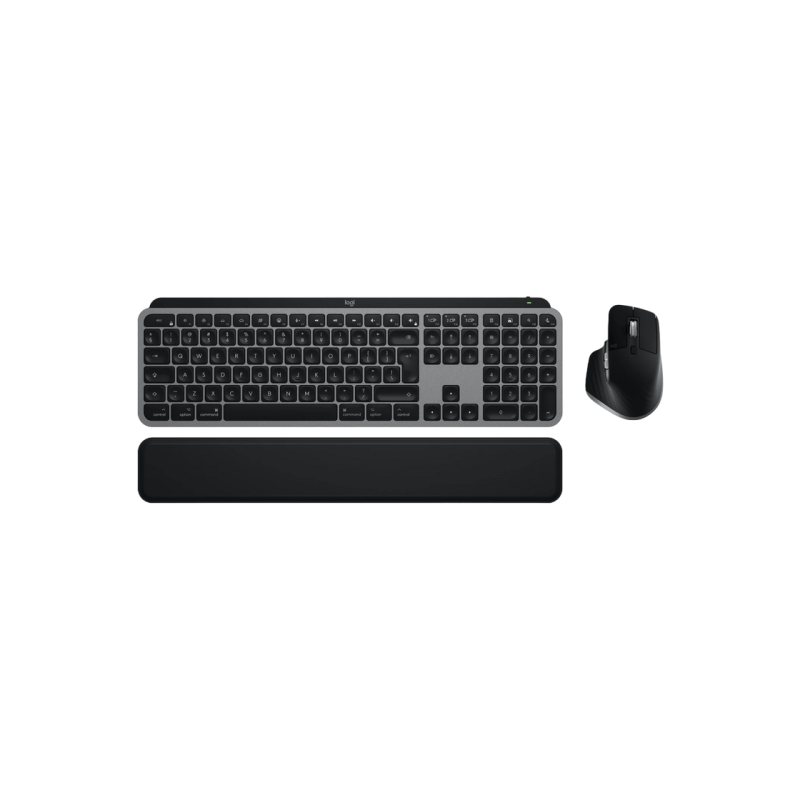 Wireless Keyboard & Mouse Logitech MX Keys S Combo fo Mac, Premium typing, Backlight, Wrist rest, Battery, 2.